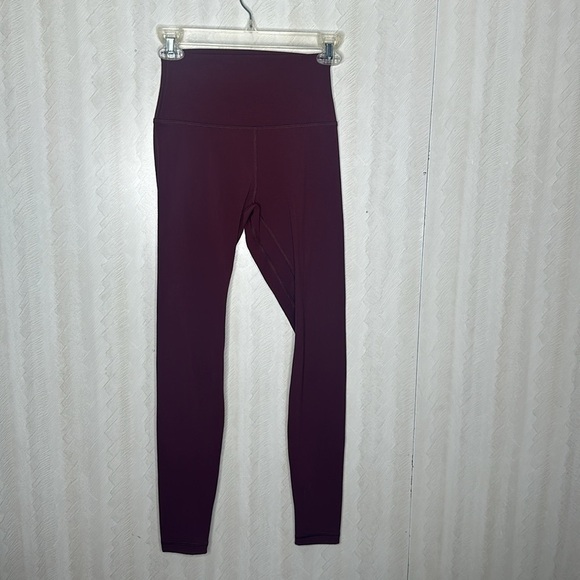 HEYNUTS Essential Extra Long Yoga Leggings 31' leggings Size XS garnet red - Picture 7 of 10